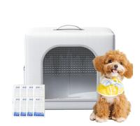 Maison Rafraîchissante pour Chats d'Extérieur,Abri Pliant Anti-Chaleur pour Chat | Cabane pour Chien Intérieur Extérieur avec 8 Sachets De Glace pour Balcon Entrée Terrasse Patio Salon Jardin