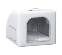Maison Rafraîchissante pour Chats Lors des Jours Chauds | Abri Isolé Anti Chaleur avec Poche À Glaçons - Tanière Anti-intempéries avec Coussins Glacés pour Appartement Voyage Camping Balcon Plage