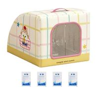 Maison Rafraîchissante pour Félin Abri Isolé Confortable Et Portable | Lit Rafraîchissant De Chat Pour Chats Errants Animaux Extérieurs Chambre Salon Balcons Cours Jardin Arrière-Cour Ferme