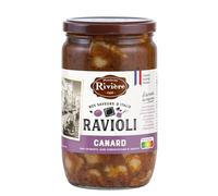 MAISON RIVIERE - Ravioli Canard - Sauce Mijotée à l'Effiloché de Canard · Sans Colorants Sans Conservateurs ni Additifs · Canard Origine France - le bocal de 650g - Le Lot De 3