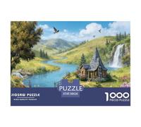 Maison Rurale Puzzle 1000 Pièces Adultes Enfants intéressant Puzzles 1000 Pièces Peinture Art Décor À La Maison 38x26cm/1000pcs