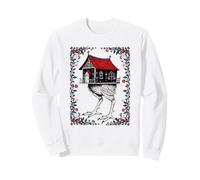 Maison Surreale sur Pattes d'Oiseau - Dark Art Sweatshirt
