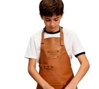 Maison Tanör Paris Tablier Enfant 8-12 ans - Cuir Cuisine, Atelier, Loisirs Créatifs