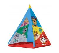 Maison Tente de Jeu pour Pat Patrouille 100x100x140cm Interieur et Exterieur - tipi Indien Enfant - Set Chambre + Carte Animal