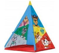 Maison tente de jeu pour pat patrouille 100x100x140cm interieur et exterieur - tipi indien enfant - set chambre + carte animal