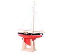 Maison Tirot - Voilier Le Tirot Rouge 30cm - Hêtre - N500-001-000-A