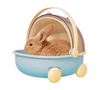 Maison transparente pour hamster, petit animal de compagnie, hamster, bac de bain pour lapins, colombes, équipements hôteliers