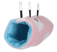Maison tunnel pour petits animaux,Nid tunnel pour hamster,Maison tunnel pour petits animaux,Nid tunnel en coton pour hamster,Nid tunnel en peluche pour hamster,Fournitures pour animaux de compagnie