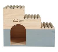 Maison vague rondin pour rongeur Zolux Gris L