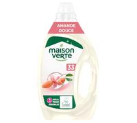 Maison Verte Lessive Liquide Amande Douce 33 Lavages Peaux Sensibles