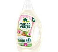 Maison Verte - Lessive Liquide - Parfum Aux Huiles Essentielles - Lessive Détachante - Amande Douce - Spécial Peaux Sensibles - Efficace Dès 20°C - 5 Enzymes Actives D'origine Naturelle - 33 Lavages