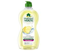 Maison Verte, Liquide Vaisselle Ecolabel, Fleur de Citronnier, Special Peaux Sensibles, Sans conservateurs, Sans microplastiques, Degraissant a froid, 500ml