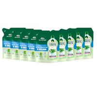 Maison Verte - Liquide Vaisselle - L'Ultra Concentré à Diluer - Basilic-Thym & Huiles Essentielles - Dégraissant à Froid - Adapté aux Peaux Sensibles - Prêt en quelques minutes - 9x150ml