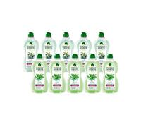 Maison Verte - Maxi Duo Pack Liquide Vaisselle - Eucalyptus & Thé vert Lot de 5 - Thym & Basilic Lot de 5