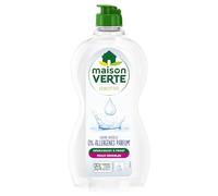 Maison Verte - Sensitive - Liquide Vaisselle - 0% Allergènes Parfum - Dégraissant à Froid - Pour Peaux Sensibles - 95% d'ingrédients d'origine naturelle - 500ml (Lot de 6)