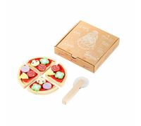 Maisonelle Nature - Pizza Take Away en Bois Jouet pour Enfants