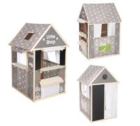 Maisonnette pour Enfant - ROBA - 4 côtés jouables - Multifonctionnelle