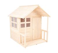 Maisonnette avec plancher et véranda BOUTON D'OR COTTAGE en bois FSC® marron