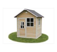 Maisonnette bois naturel pour enfant lof