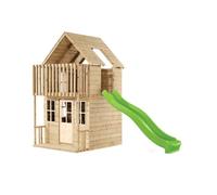 Maisonnette cabane avec toboggan