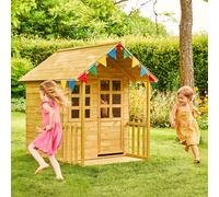 Maisonnette cabane enfant lavande bois fsc® marron TU