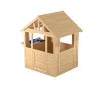 Maisonnette cabane Enfant en Bois FSC® avec Cuisine extérieure Cubby