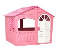 Maisonnette cabane plastique rose BARBE A PAPA Rose