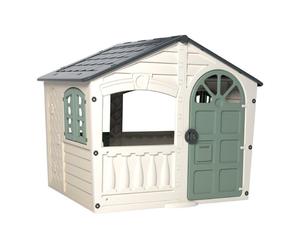 Maisonnette cabane SNOWDRIFT en plastique blanc