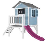 Maisonnette Caribbean bleu - Toboggan violet Multicolore G
