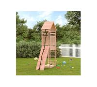Maisonnette de jeu avec mur d escalade bois massif Douglas