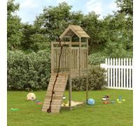 Maisonnette de Jeu avec Mur d'Escalade Aire de Jeux Jardin Extérieur vidaXL