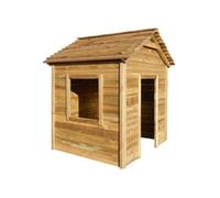 Maisonnette d'extérieur - - 120x120x146 cm - Bois de pin - Vert - Montage facile