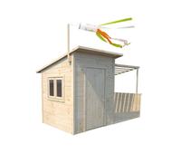 Maisonnette en Bois avec pergola pour Enfants - Santa Barbara