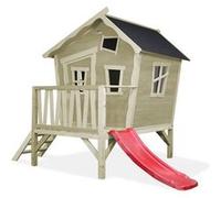 Maisonnette en bois EXIT Crooky 300 - gris-beige Gris/beige G