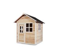 EXIT Toys – Cabane en bois Loft 100 – 149×135×159 cm – Pour enfants 3+ – Naturel