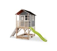 Maisonnette En Bois Fsc Pilotis Bac Sable Loft 500 Gris TU
