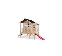 Cabane en bois pour enfants - EXIT TOYS - Loft 350 Naturel - Bois massif - 322x190x215cm