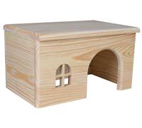 Maisonnette En Bois Pour Cochons D'inde - 28 X 16 X 18 Cm