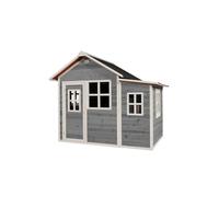 Maisonnette en bois pour enfants loft 150 gris - exit toys
