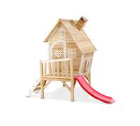 Maisonnette En Bois Sur Pilotis Avec Toboggan - Fantasia 300 Naturel TU