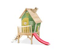 Maisonnette En Bois Sur Pilotis Avec Toboggan Pour Jardin Vert TU