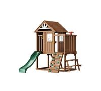 Maisonnette Enfants Cabane de Jardin pour Enfants avec Toboggan Echelle