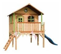 Maisonnette / Cabane de Jeu - AXI - Sophie - Toboggan Vert - Bois de Pruche et Cyprès - Extérieur