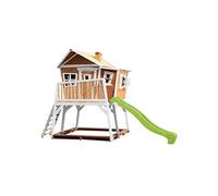 AXI Cabane en bois Max avec bac à sable et toboggan pour enfant