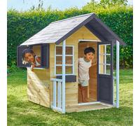 Maisonnette en bois FSC JACINTHES TP TOYS - L.135 x l.120 x H.139 cm, pour enfants 18 mois+
