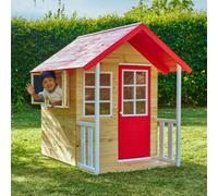 Cabane enfant modulable - bois fsc® - coquelicot