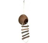 Maisonnette Noix De Coco Pour Hamsters, Simple, Ø 13 × 56 Cm - Mon Animalerie G