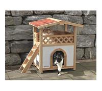 Maisonnette pour chat - KERBL - Tyrol Alpin - Bois - 93x55x76cm - Imperméable
