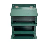 Maisonnette pour écureuils - Maison pour écureuils en bois - Grande boîte d'alimentation pour écureuils - Station d'alimentation pour arrière-cour - Faune - Décoration extérieure pour oiseaux, canards