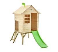 TP TOYS Sunnyside Wooden Tower Playhouse with Slide 18 Months+